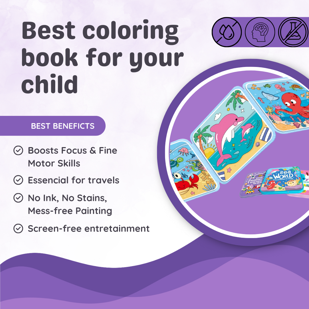 AquaDoodle™ Reusable Water Coloring Book